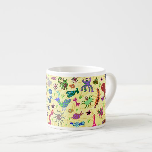 道化の動物園のエスプレッソのマグ エスプレッソカップ (正面右)