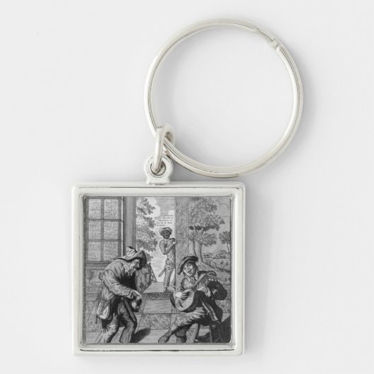 道化師およびScaramouche キーホルダー (正面)