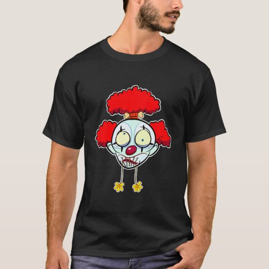 道化師のシュリンクヘッド Tシャツ (正面)