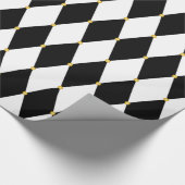 道化師のダイヤモンドパターン ラッピングペーパー (角)