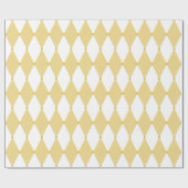 道化師のダイヤモンドパターン ラッピングペーパー (フラット)