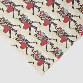 道化師のティッシュペーパーを踊るヴィンテージ 薄葉紙 (詳細)