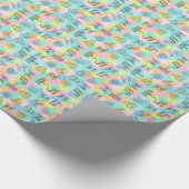 道化師のパリのショッピング ラッピングペーパー (角)