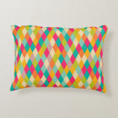 道化師のヴィンテージパターン アクセントクッション (裏面)