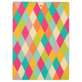 道化師のヴィンテージパターン クリップボード (裏面)