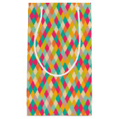 道化師のヴィンテージパターン スモールペーパーバッグ (正面)