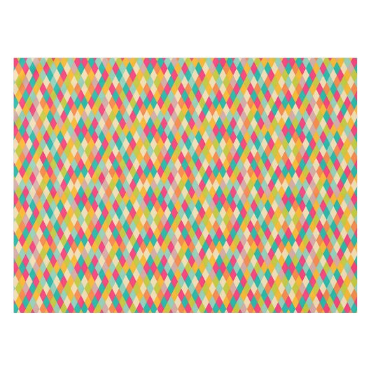 道化師のヴィンテージパターン テーブルクロス (正面(横))