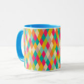 道化師のヴィンテージパターン マグカップ (正面左)