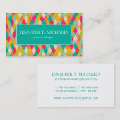 道化師のヴィンテージパターン 名刺 (正面/裏面)