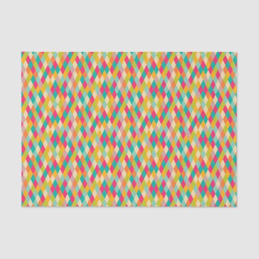 道化師のヴィンテージパターン 薄葉紙 (正面)