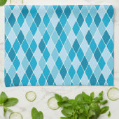 道化師の冬パターン キッチンタオル (折り畳み)