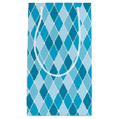 道化師の冬パターン スモールペーパーバッグ (正面)