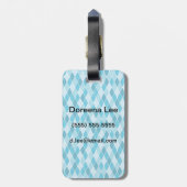 道化師の冬パターン ラゲッジタグ (裏面縦)