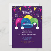 道化師の帽子 招待状 (正面)