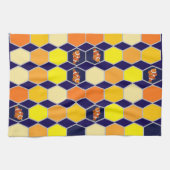 道化師の手描きアート キッチンタオル (横)