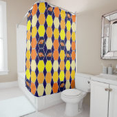 道化師の手描きアート シャワーカーテン (インサイチュ)