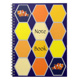 道化師の手描きアート ノートブック