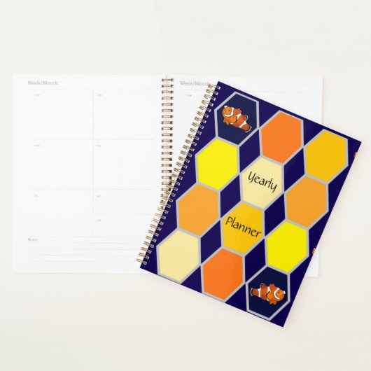 道化師の手描きアート プランナー手帳 (ディスプレー)