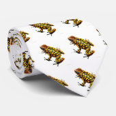 道化師の毒投げ矢のカエルのタイ ネクタイ (ロール)