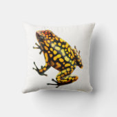 道化師の毒投げ矢のカエルの枕 クッション (裏面)