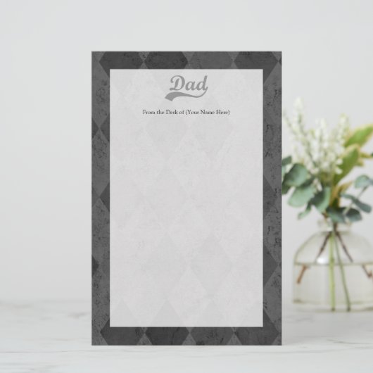 道化師の灰色はパパを影で覆います 便箋 (スタンド正面)