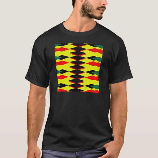 道化師の黄色いジョーカーのデッキ Tシャツ (正面)
