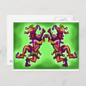 道化師 ポストカード (正面/裏面)