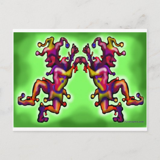 道化師 ポストカード (正面)