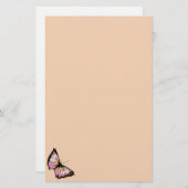 "道化師" (モモの蝶) 便箋 (正面/裏面)