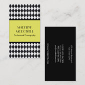 道化師 名刺 (正面/裏面)