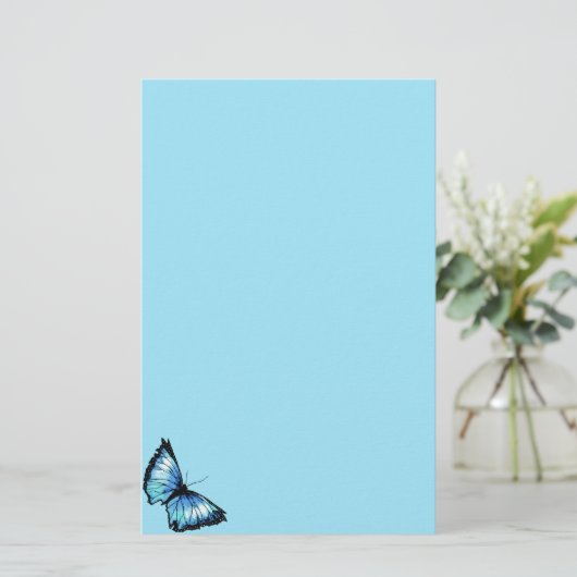 "道化師" (青い蝶) 便箋 (スタンド正面)