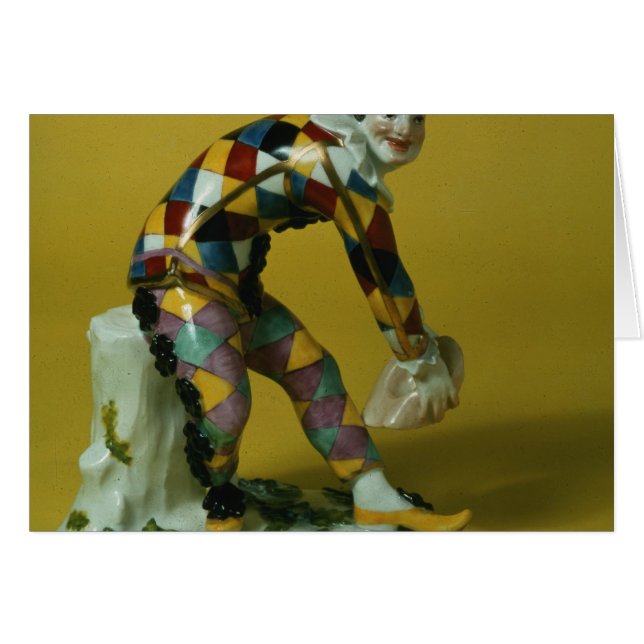 道化師、c.1750のMeissenの姿 (正面横)