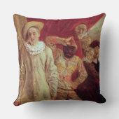 道化師、PierrotおよびScapinのComからの俳優 クッション (裏面)