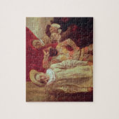 道化師、PierrotおよびScapinのComからの俳優 ジグソーパズル (縦)