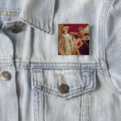 道化師、PierrotおよびScapinのComからの俳優 缶バッジ (インサイチュ)