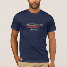 道場で鍛錬せよ。人生に活かせ。武道 Tシャツ