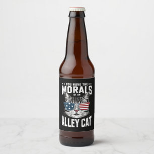 道徳のかけらもないスケベ猫みたいなもんですね おもしろいジョーク ビールラベル