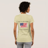 道徳の問題である投票!Tシャツ Tシャツ (裏面フル)