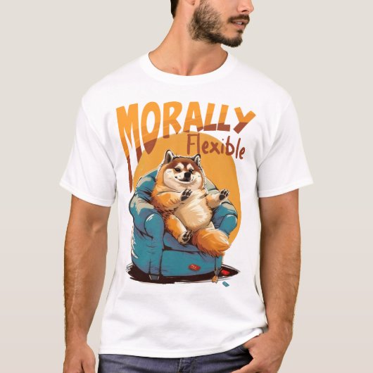 道徳的に柔軟な Tシャツ (正面)