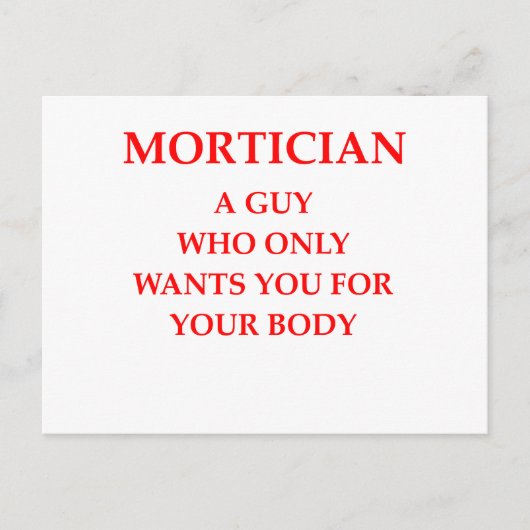 道徳的ジョーク ポストカード (正面)