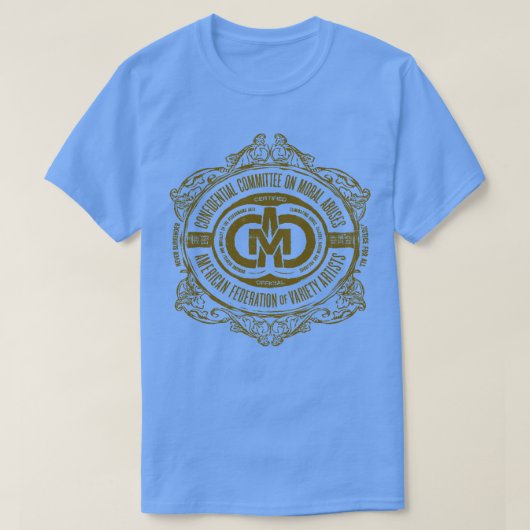 道徳的虐待に関する秘密委員会 Tシャツ (デザイン正面)
