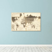 道徳的、政治的な世界 キャンバスプリント (インサイチュ (ウッドフロア))