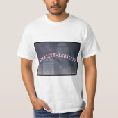 道徳>法律 Tシャツ (正面)