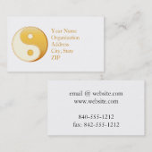 道教記号3.5インチx 2.0インチ 名刺 (正面/裏面)