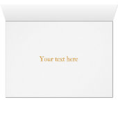 道教記号5" x 7"グリーティングカード (内部横(下))