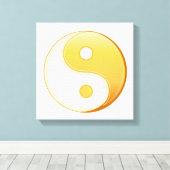 道教記号 キャンバスプリント (インサイチュ (ウッドフロア))