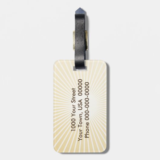 道教記号 ラゲッジタグ (裏面縦)