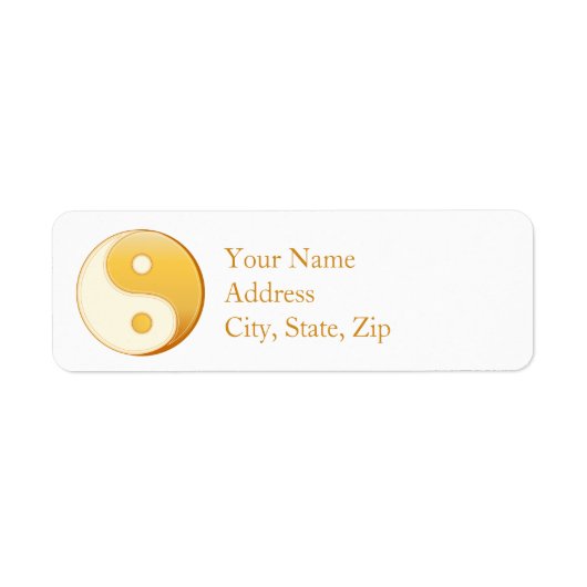 道教記号 ラベル (正面)