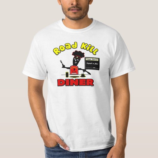 道殺害のダイナーのギフトおよび服装 Tシャツ (正面)