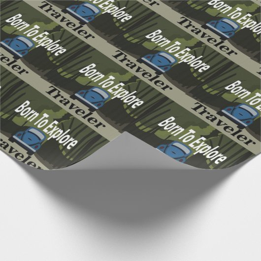 道生まれ路を探索する ラッピングペーパー (角)